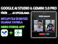 GOOGLE AI STUDIO &amp; GEMINI 3.0: Tek Promptla AI Uygulaması Geliştir! (Netlify İle Ücretsiz Deploy)
