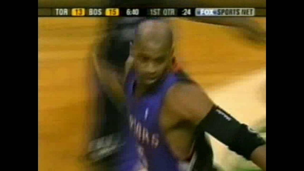 2003.12.12 - Vince Carter 15 First Quarter Points vs Boston Celtics