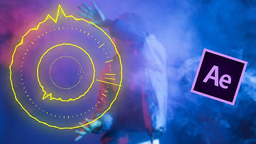 How to Animate Tutorial: Technical Audio Visualizer in After Effects | After Effects Tutorial 2020