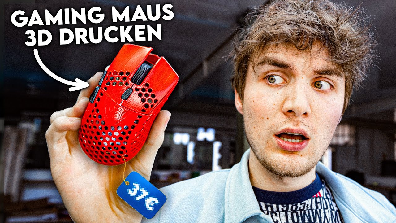 Gaming Maus aus dem 3D Drucker (Selbstexperiment)