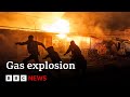 Kenya: Gas explosion in Nairobi kills at least three and injures hundreds | BBC News image