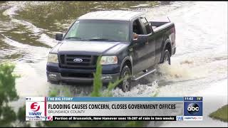 Flooding cuases concern throughout Brunswick County