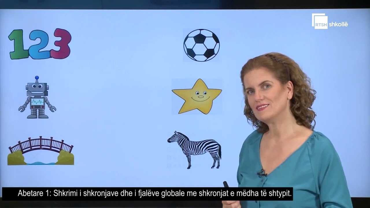 Shkrimi i shkronjave dhe i fjalëve globale me shkronjat e mëdha të shtypit | Abetare 1
