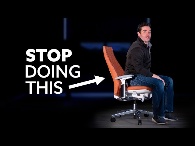 How to Make Your Office Chair More Comfortable - Goldtouch