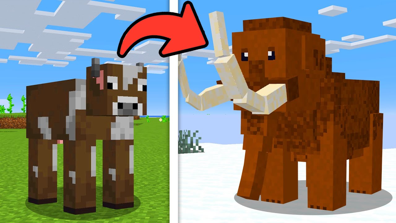 I remade every mob Prehistoric in Minecraft