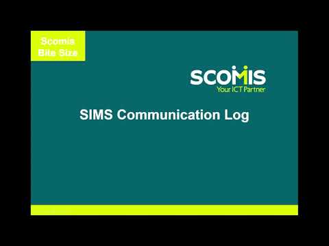 SIMS Communication Log