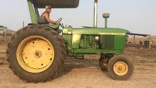 1961 John Deere 4010 Tractor 95 Hp 6.2L Diesel Syncro Range Transmission Showing 8512 Hrs Not Actual