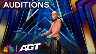 Titos Tsai showcases an audition like no other | Auditions | AGT 2023