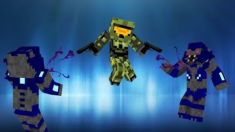 Halo in Vanilla Minecraft | ONLY ONE COMMAND BLOCK (1.8)