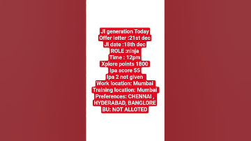 Tcs ninja candidate got joining today #tcs #new #tcsjoining  #joining #onboarding #dates #tcsion