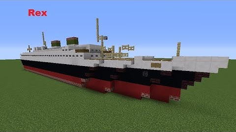 SS Rex I Minecraft I 1:5 Scale Tutorial