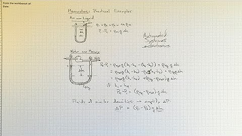 Practical Manometers