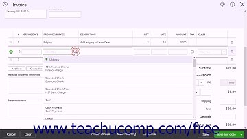 QuickBooks Online Plus 2017 Tutorial Creating an Invoice  Intuit Training