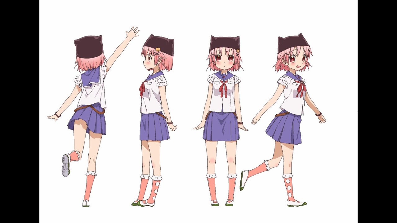【がっこうぐらし】設定画集【ゾンビ】Gakkou Gurashi character references , YouTube