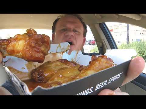 Buffalo Wild Wings ☆SALTED CARAMEL CHICKEN WINGS☆ Food Review!!!