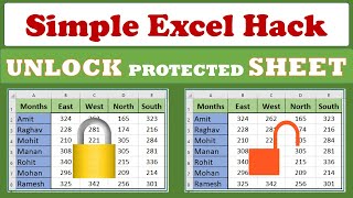 How to UNLOCK Protected Excel Sheets WITHOUT Password (In Hindi)