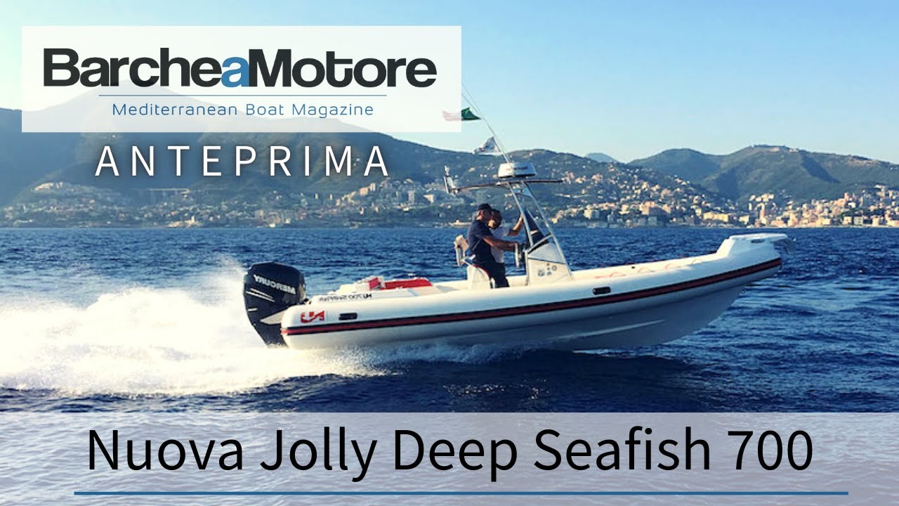 Il gommone da pesca oggi è ultra tecnologico! Nuova Jolly Deep Seafish 700  di Pasquale Esposito 