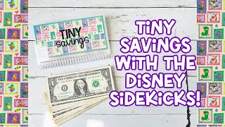 Disney Sidekick Tiny Savings | Emergency Fund Savings | Cash Stuffing Tiny Savings Challenges