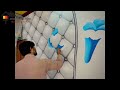 3d wall texture new design  how to make 3d wall design  wall painting design