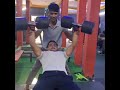 30 kg dumbbell press 🔥#fitness