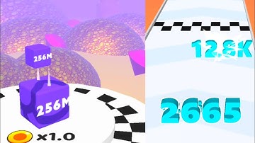 Happy Cubes 2048 VS Number Run Shooting| Max levels