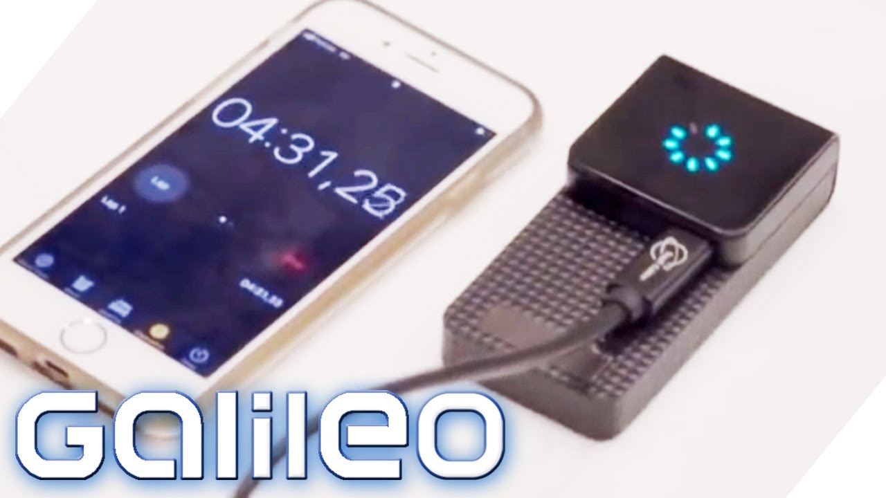 Powerbank In 5 Minuten Aufladen Funktioniert Der Schnelllade Akku Galileo Prosieben Youtube