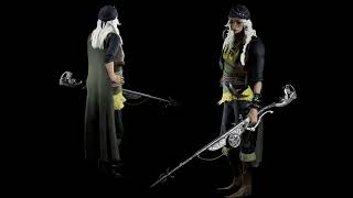 Pirate Woman with harpoon gun #unrealengine5 #render