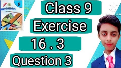 Class 9 Exercise 16.3 Question 3 | How to solve Diameter Question | Sindh Board | Math Expert Boy