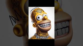 Evolution of Homer Simpson in reality @evolution_mind #shorts #evolution #simpsons #homersimpson