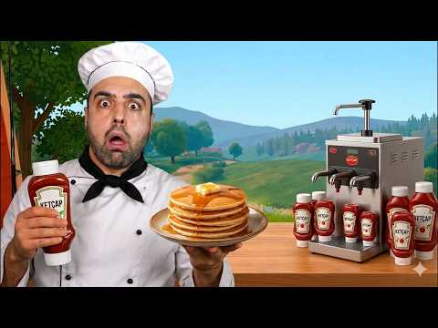 KETÇAP ÜRETİYORUZ 😱 YENİ ŞEF OCAĞINDA PANKEK ! FARM TO TABLE #8