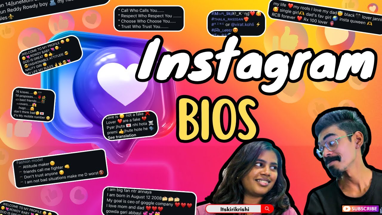 Instagram BIOS | How Funny People 😁| Part - 1 || #fun #funny #comedy #instagram #bio 
