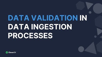 Data validation in data ingestion processes