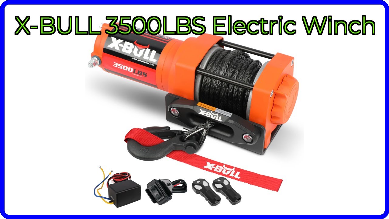 REVIEW (2025): X-BULL 3500LBS Electric Winch. ESSENTIAL details.