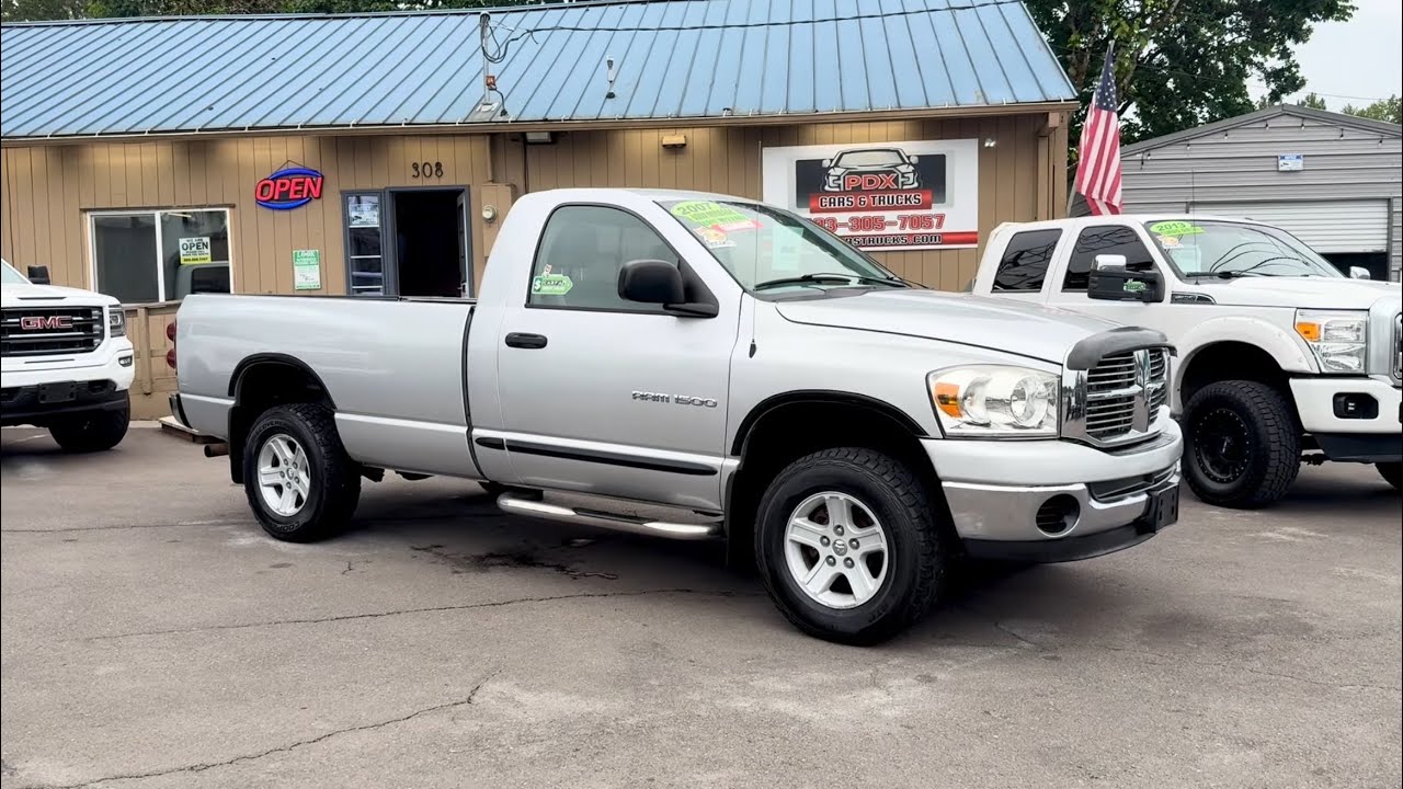 🇺🇸2007 DODGE RAM 1500 V8 STANDARD CAB LONG BED (113kMiles) ($11,995) FraziersFriends