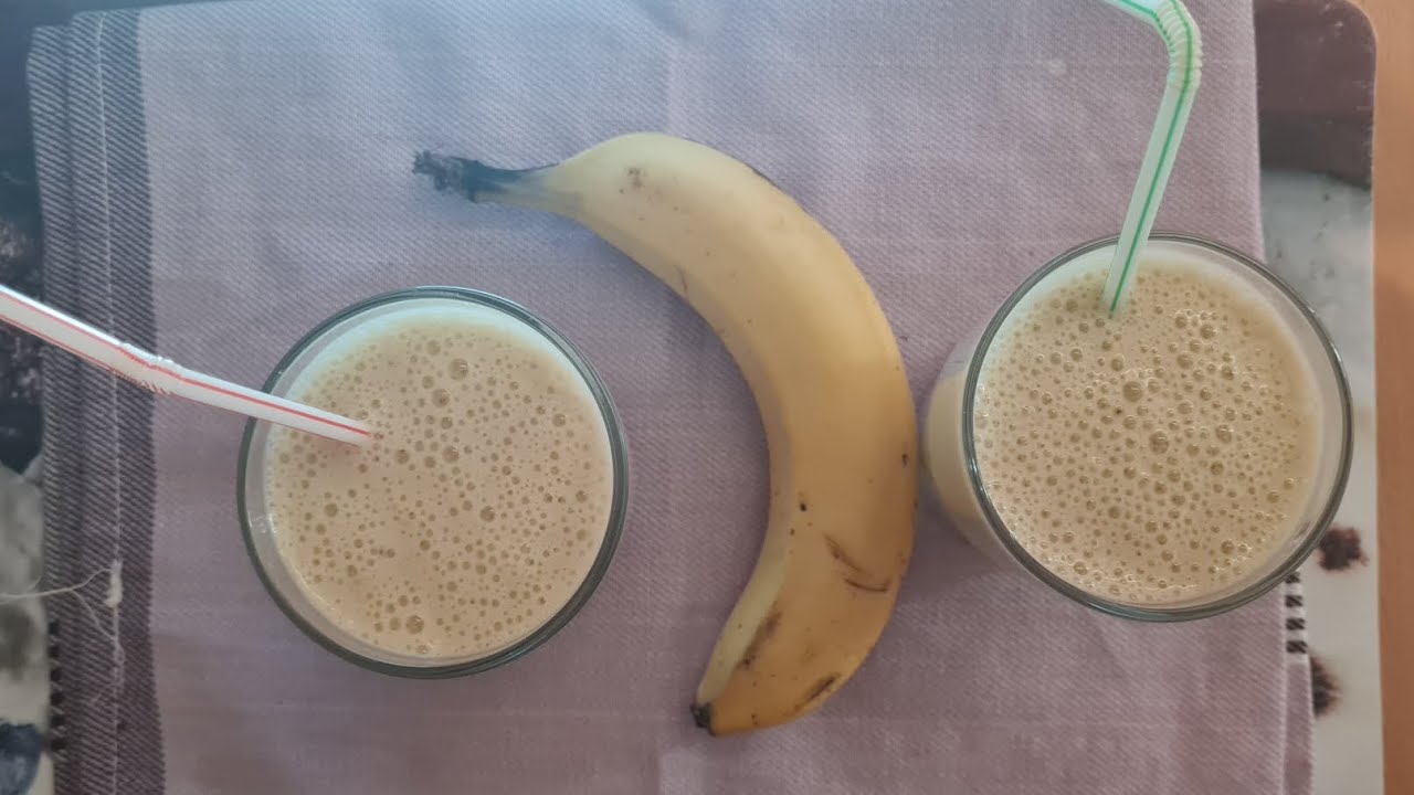 Bananenshake -Bananenmilch 🍌🍌🍌🍌 - YouTube