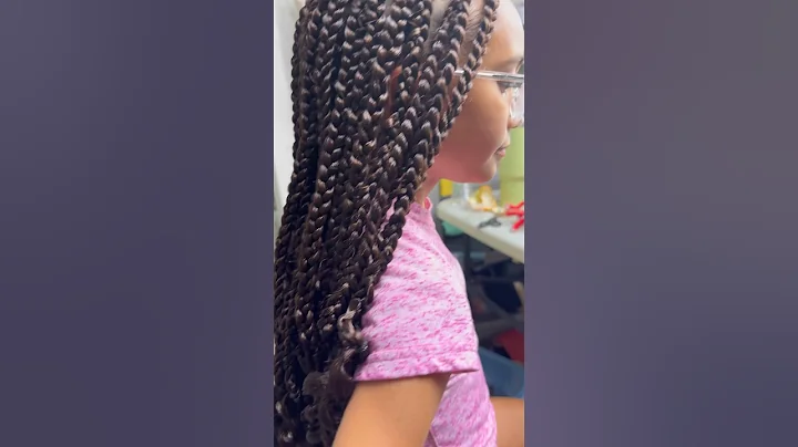 First Time Getting Box Braids! #BoxBraids #MixedHair