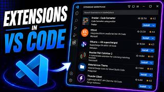 How To Use Extensions / Add-Ons Marketplace in VS Code (Full Guide)