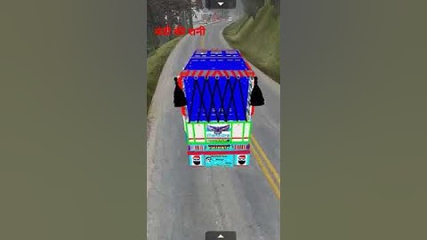 new pickup mod bus simulator game 🎮 1K subscriber release mood 🙏 #mahindra #gaming #bussim