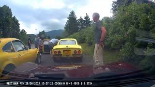 Opel GT Treffen Ketsch - Fahrt durch den Odenwald