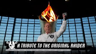 Mark Davis Lights The Torch in Memory of Jim Otto | Raiders