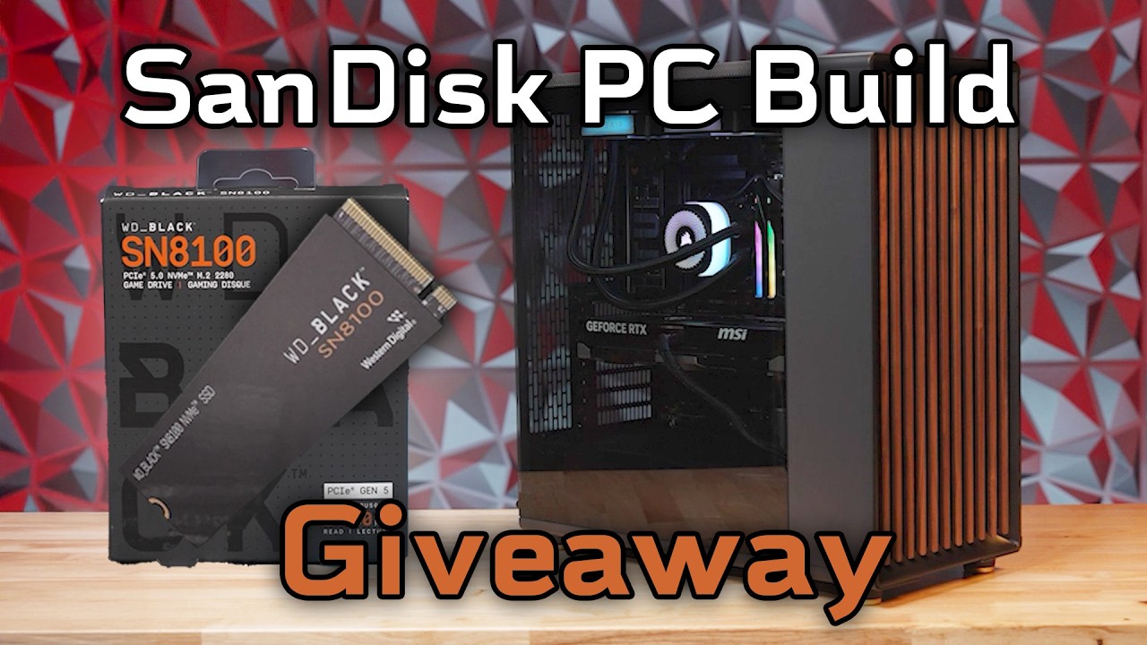 Win this Gen5 Gaming PC with the New WD_BLACK SN8100 SSD - YouTube
