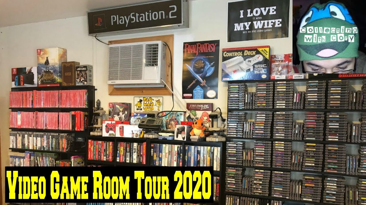 Video Game Room Tour 2020!!! Collecting with Cory