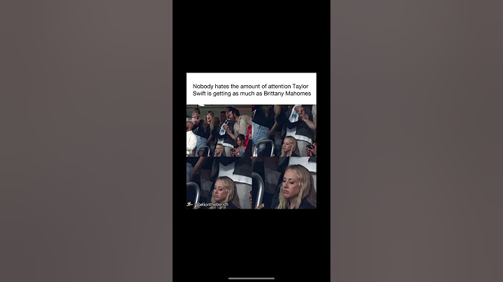 Nobody hates Taylor Swifts attention more than Brittanie Mahomes #nfl