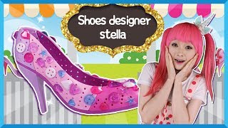 Mendesign sepatu yang cantik | DIY So Stylish! I Love Shoes | Mainan anak | Kids Toys