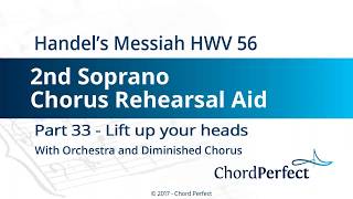 Handel's Messiah Part 33 - Lift up your heads - 2nd Soprano Chorus Rehearsal Aid