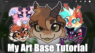 | How To Use My Art Bases | Tutorial!