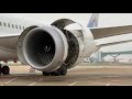 Rolls Royce Trent 1000 Engine Start Boeing 787-9 Dreamliner