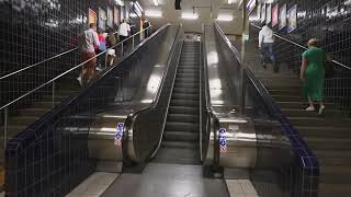 Sweden, Stockholm, Subway Ride From Gamla Stan To Slussen, 2X Elevator