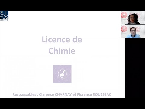 Présentation de la Licence Chimie