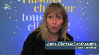 Anne-Clarisse Lantheaume, directrice Elauris Consulting - Web TV de #ChangerClimats